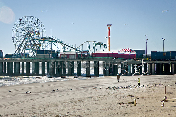 Beach and Ocean Photo Print by Marisa Balletti-Lavoie